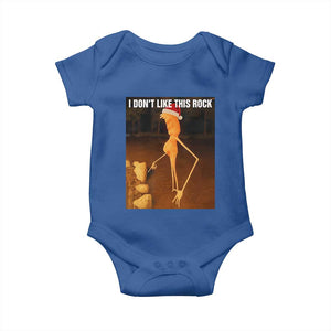 Marcus The Worm I Don't Like This Rock Baby Onesie TS10 Royal Blue Print Your Wear