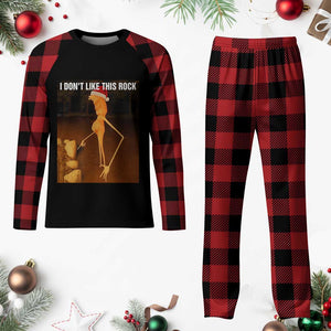 Marcus The Worm I Don't Like This Rock Plaid Pajama Set TS10 Buffalo Plaid Print Your Wear