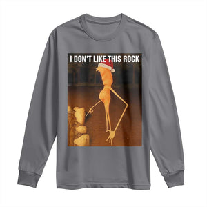 Marcus The Worm I Don't Like This Rock Long Sleeve Shirt TS10 Charcoal Print Your Wear