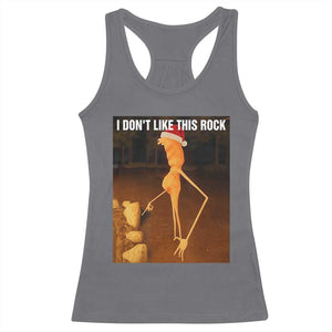 Marcus The Worm I Don't Like This Rock Racerback Tank Top TS10 Charcoal Print Your Wear