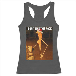 Marcus The Worm I Don't Like This Rock Racerback Tank Top TS10 Dark Heather Print Your Wear