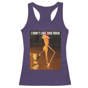 Marcus The Worm I Don't Like This Rock Racerback Tank Top TS10 Purple Print Your Wear