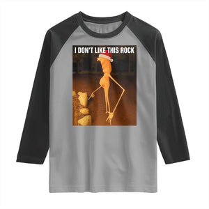 Marcus The Worm I Don't Like This Rock Raglan Shirt TS10 Sport Gray Black Print Your Wear