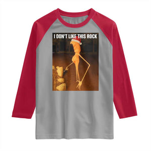 Marcus The Worm I Don't Like This Rock Raglan Shirt TS10 Sport Gray Red Print Your Wear