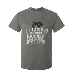 Funny BBQ T Shirt For Kid Hilarious Grill Chef Grilling Gift Pork Rub Smoking Meat Smoker TS10 Military Green Print Your Wear