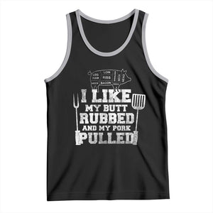 Funny BBQ Tank Top Hilarious Grill Chef Grilling Gift Pork Rub Smoking Meat Smoker TS10 Black Athletic Heather Print Your Wear