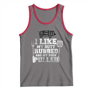 Funny BBQ Tank Top Hilarious Grill Chef Grilling Gift Pork Rub Smoking Meat Smoker TS10 Deep Heather Red Print Your Wear