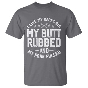 Funny BBQ T Shirt Pork Rub Smoking Meat Smoker Hilarious Grill Chef Grilling Gift TS10 Charcoal Print Your Wear