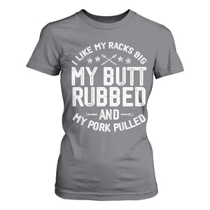 Funny BBQ T Shirt For Women Pork Rub Smoking Meat Smoker Hilarious Grill Chef Grilling Gift TS10 Charcoal Print Your Wear