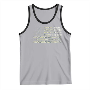 BBQ Tank Top Grilling Gifts For Grill Dad Meat Smoker Grill Camo Flag TS10 Athletic Heather Black Print Your Wear
