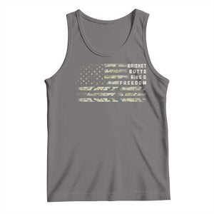 BBQ Tank Top Grilling Gifts For Grill Dad Meat Smoker Grill Camo Flag TS10 Deep Heather Print Your Wear
