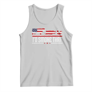 BBQ Tank Top 4th July I'd Smoke That Patriot Barbeque Cook Chef TS10 Ash Print Your Wear