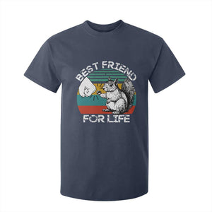 Squirrel Lover T Shirt For Kid Funny Vintage Squirrel Gift Best Friend For Life TS10 Navy Print Your Wear