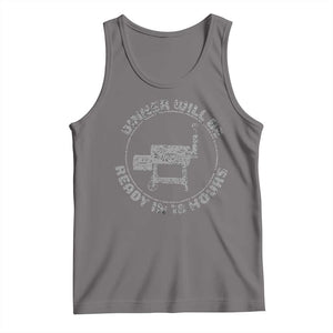 BBQ Tank Top Dinner Will Be Ready in 18 Hours Meat Smoker TS10 Deep Heather Print Your Wear