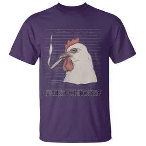 Fried Chicken 420 T Shirt Funny Weed Stoner Cannabis TS10 Purple Print Your Wear