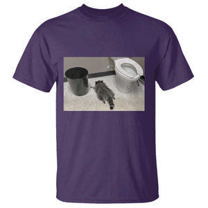 Funny Drunk Raccoon T Shirt Vintage Liquor Store Trash Panda Memes TS10 Purple Print Your Wear
