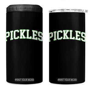 Vintage Pickle 4 in 1 Can Cooler Tumbler Canning Season Pickle Lover Vintage Sports Style 80s 90s Gifts TS10 One Size: 16 oz Black Print Your Wear