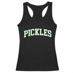 Vintage Pickle Racerback Tank Top Canning Season Pickle Lover Vintage Sports Style 80s 90s Gifts TS10 Black Print Your Wear