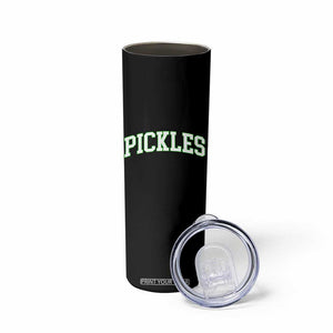 Vintage Pickle Skinny Tumbler Canning Season Pickle Lover Vintage Sports Style 80s 90s Gifts TS10 Print Your Wear