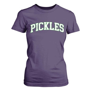 Vintage Pickle T Shirt For Women Canning Season Pickle Lover Vintage Sports Style 80s 90s Gifts TS10 Purple Print Your Wear