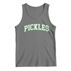 Vintage Pickle Tank Top Canning Season Pickle Lover Vintage Sports Style 80s 90s Gifts TS10 Black Heather Print Your Wear