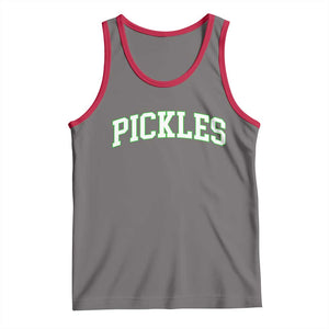 Vintage Pickle Tank Top Canning Season Pickle Lover Vintage Sports Style 80s 90s Gifts TS10 Deep Heather Red Print Your Wear