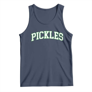 Vintage Pickle Tank Top Canning Season Pickle Lover Vintage Sports Style 80s 90s Gifts TS10 Navy Print Your Wear
