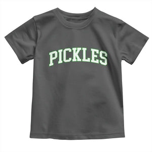 Vintage Pickle Toddler T Shirt Canning Season Pickle Lover Vintage Sports Style 80s 90s Gifts TS10 Dark Heather Print Your Wear