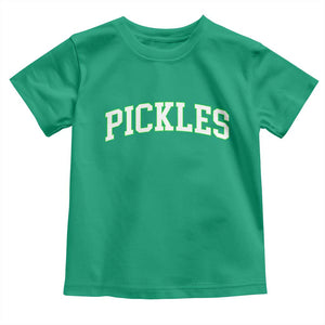 Vintage Pickle Toddler T Shirt Canning Season Pickle Lover Vintage Sports Style 80s 90s Gifts TS10 Irish Green Print Your Wear