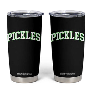 Vintage Pickle Tumbler Cup Canning Season Pickle Lover Vintage Sports Style 80s 90s Gifts TS10 Black Print Your Wear