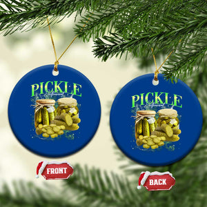 Pickle Lovers Ceramic Ornament Retro Pickle Enthusiast Vintage 90s Graphic TS10 1pc Blue Print Your Wear