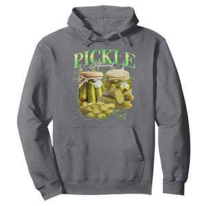 Pickle Lovers Hoodie Retro Pickle Enthusiast Vintage 90s Graphic TS10 Charcoal Print Your Wear