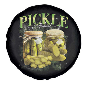 Pickle Lovers Spare Tire Cover Retro Pickle Enthusiast Vintage 90s Graphic TS10 Print Your Wear
