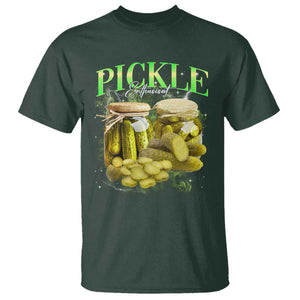 Pickle Lovers T Shirt Retro Pickle Enthusiast Vintage 90s Graphic TS10 Dark Forest Green Print Your Wear