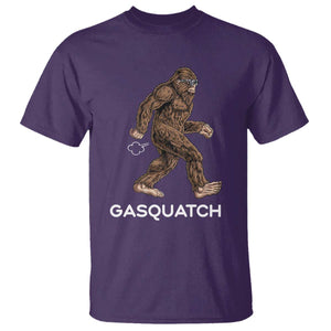 Funny Bigfoot T Shirt Gasquatch Gassy Sasquatch Fart Meme TS10 Purple Print Your Wear