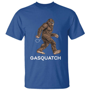 Funny Bigfoot T Shirt Gasquatch Gassy Sasquatch Fart Meme TS10 Royal Blue Print Your Wear