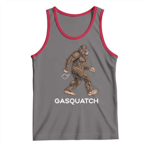 Funny Bigfoot Tank Top Gasquatch Gassy Sasquatch Fart Meme TS10 Deep Heather Red Print Your Wear