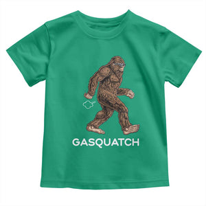Funny Bigfoot Toddler T Shirt Gasquatch Gassy Sasquatch Fart Meme TS10 Irish Green Print Your Wear