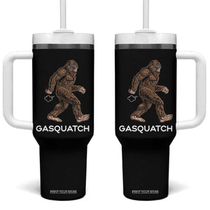 Funny Bigfoot Tumbler With Handle Gasquatch Gassy Sasquatch Fart Meme TS10 One Size: 40 oz Black Print Your Wear