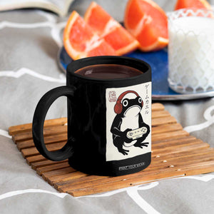 Japanese Gamer Frog Coffee Mug Boys Funny Vintage Gaming TS10 Print Your Wear