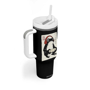 Japanese Gamer Frog Tumbler With Handle Boys Funny Vintage Gaming TS10 Print Your Wear