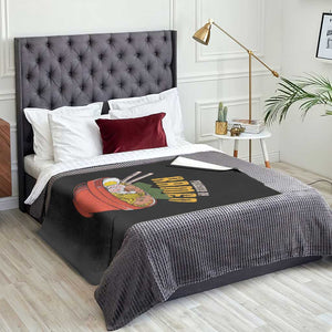 Powered by Ramen Throw Blanket Japanese Love Anime Noodles TS10 Print Your Wear
