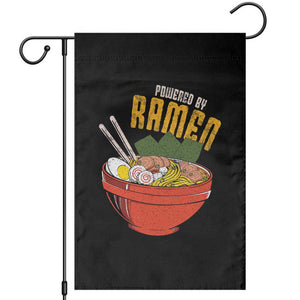 Powered by Ramen Garden Flag Japanese Love Anime Noodles TS10 Black Print Your Wear
