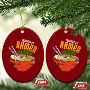 Powered by Ramen Ceramic Ornament Japanese Love Anime Noodles TS10 Print Your Wear