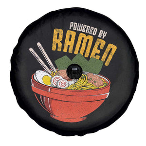 Powered by Ramen Spare Tire Cover Japanese Love Anime Noodles TS10 Print Your Wear