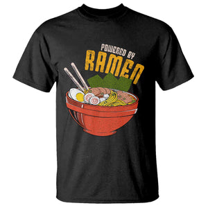 Powered by Ramen T Shirt Japanese Love Anime Noodles TS10 Black Print Your Wear