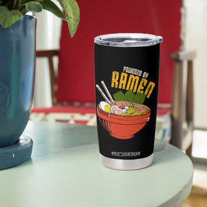 Powered by Ramen Tumbler Cup Japanese Love Anime Noodles TS10 Print Your Wear