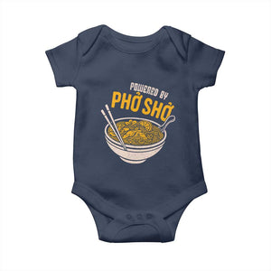 Vietnamese Pho Baby Onesie Funny Vietnam Foodie Food Humor TS10 Navy Print Your Wear