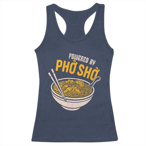 Vietnamese Pho Racerback Tank Top Funny Vietnam Foodie Food Humor TS10 Navy Print Your Wear