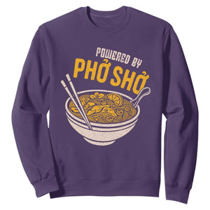 Vietnamese Pho Sweatshirt Funny Vietnam Foodie Food Humor TS10 Purple Print Your Wear
